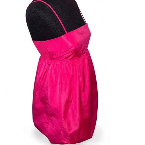 Aritzia Sunday Best Elio Babydoll Mini Dress Pink Persian Rose Size Small - Picture 7 of 10